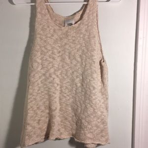 Anine Bing Cream Knitted Top